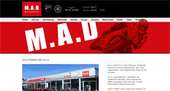 Desktop Screenshot of mad-motorrad.de