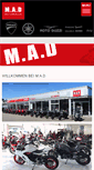 Mobile Screenshot of mad-motorrad.de